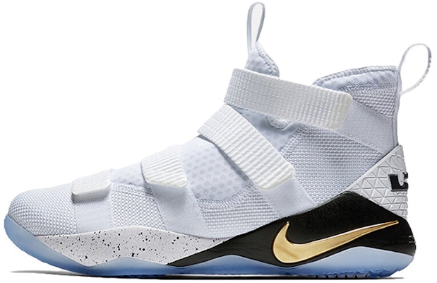 Nike Lebron Soldier XI EP 'White Metallic Gold Black' 897645-101 Buy Nike Lebron Soldier XI EP 'White Metallic Gold Black' 897645-101