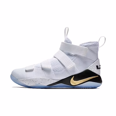 Nike Lebron Soldier XI EP 'White Metallic Gold Black'