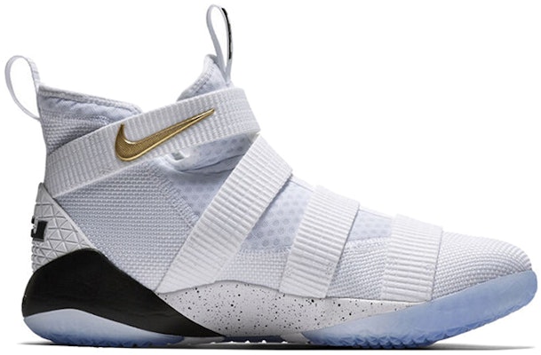 Nike Lebron Soldier XI EP 'White Metallic Gold Black' 897645-101 Order Nike Lebron Soldier XI EP 'White Metallic Gold Black' 897645-101