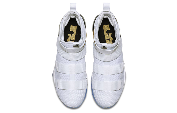 Lookbook Nike Lebron Soldier XI EP 'Blanco Oro Metálico Negro' 897645-101