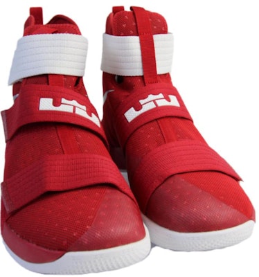 Nike LeBron Soldier 10 'Buckeyes' Sepatu Basket Pria Terbaru 844380-601 Lookbook Nike LeBron Soldier 10 'Buckeyes' Sepatu Basket Pria Terbaru 844380-601