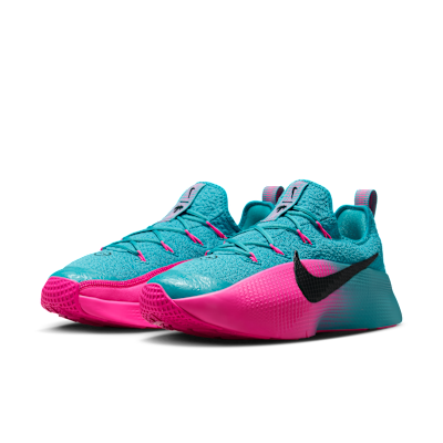 Details for 耐克LeBron TR 1篮球鞋 绿松石粉红黑配色 FJ6151-301