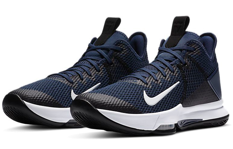 Nike LeBron Witness 4 'Black Blue White' 圖 3