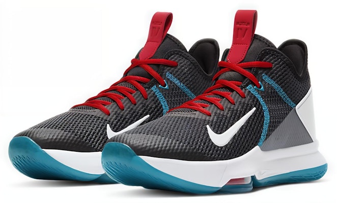Nike LeBron Witness 4 'Black Red Glass Blue' BV7427-005 Lookbook Nike LeBron Witness 4 'Black Red Glass Blue' BV7427-005