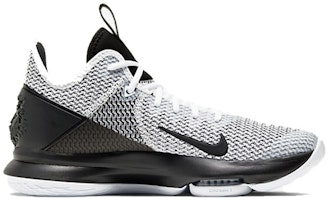 Nike Witness 4 LeBron EP 耐磨防滑 低筒 真戰籃球鞋 男女同款 白黑 Order Nike Witness 4 LeBron EP 耐磨防滑 低筒 真戰籃球鞋 男女同款 白黑