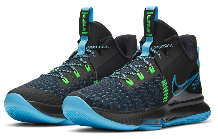 Lookbook 耐吉見證5代LeBron低幫籃球鞋 男女款 黑藍 國際版