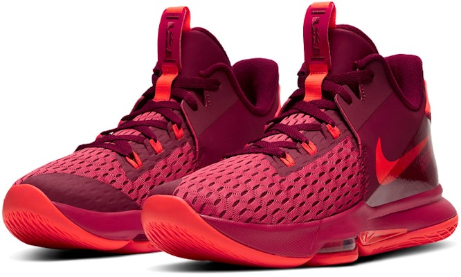 Nike LeBron Witness 5 'Gym Red Crimson' CQ9380-600 Lookbook Nike LeBron Witness 5 'Gym Red Crimson' CQ9380-600