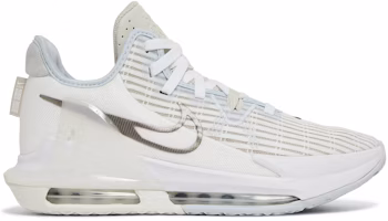 Nike LeBron Witness 6 'Summit White Metallic Pewter' CZ4052-102 Nike LeBron Witness 6 'Summit White Metallic Pewter' CZ4052-102