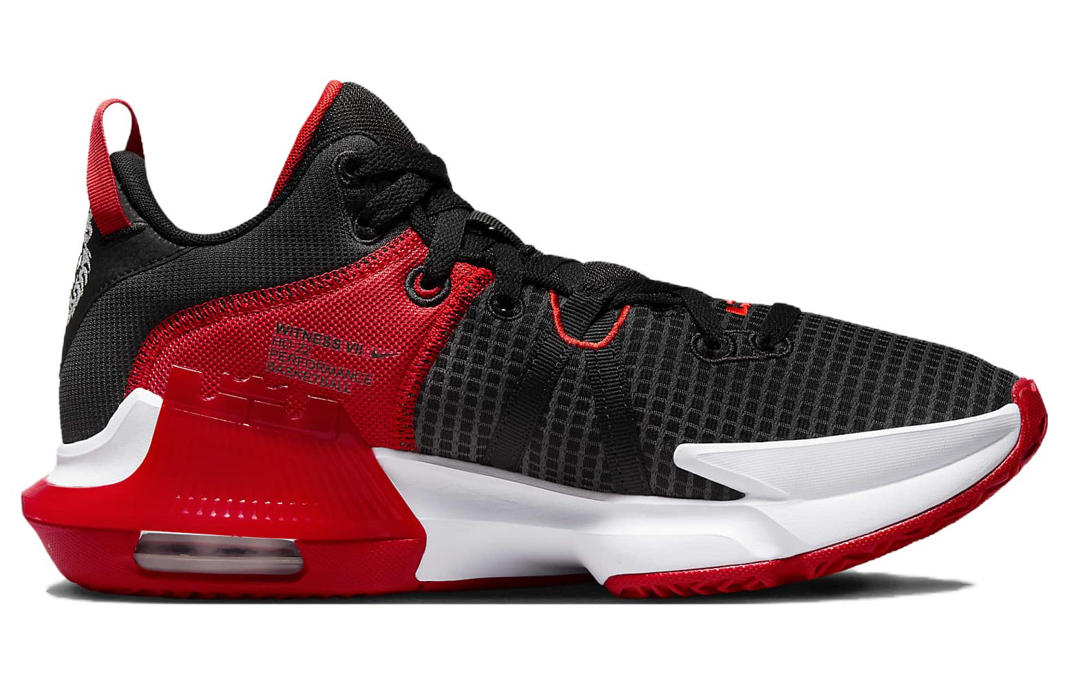 Lookbook Nike LeBron Witness 7 'Bred' DM1123-005/DM1122-005