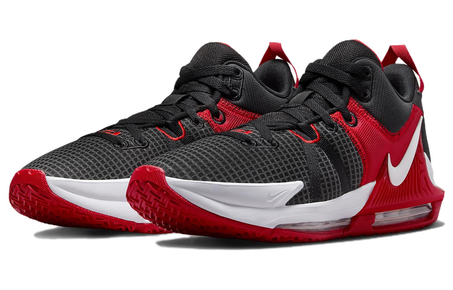 Shop Nike LeBron Witness 7 'Bred' DM1123-005/DM1122-005