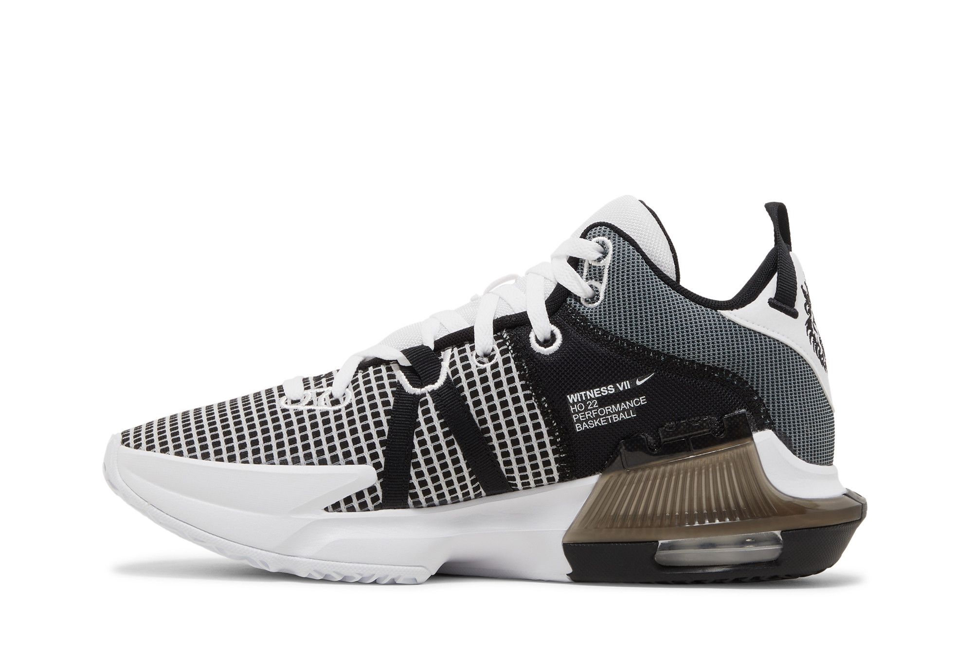 Shop Nike LeBron Witness 7「白黑」DM1123-100