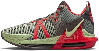 Nike Lebron Witness 7 EP ''Black/Bright Crimson/Alligator/Barely Bolt' DM1122-001 Nike Lebron Witness 7 EP ''Black/Bright Crimson/Alligator/Barely Bolt' DM1122-001