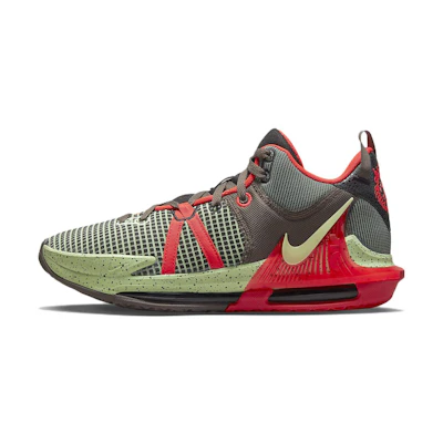 Nike Lebron Witness 7 EP ''Black/Bright Crimson/Alligator/Barely Bolt'