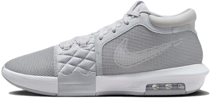 Nike LeBron Witness 8 "Team Bank" White/Grey Mid-Top Basketball Shoes FB9944-001 Nike LeBron Witness 8 "Team Bank" White/Grey Mid-Top Basketball Shoes FB9944-001