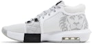 Lookbook Nike LeBron Witness 8 'Putih Kelabu Asap Terang' FB2239-100
