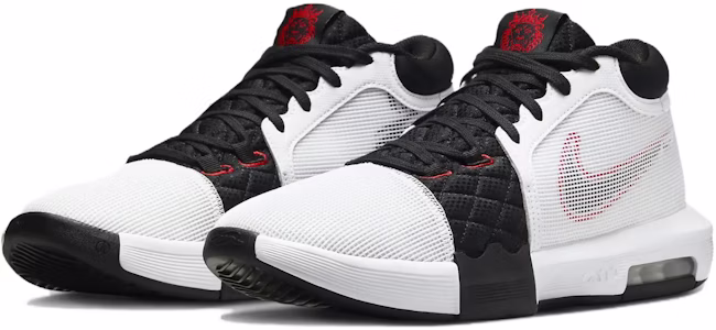나이키 르브론 위트니스 8 '화이트 유니버시티 레드 블랙' FB2239-103 Lookbook 나이키 르브론 위트니스 8 '화이트 유니버시티 레드 블랙' FB2239-103