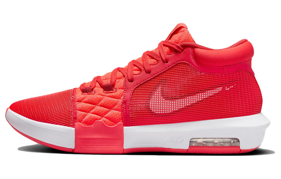 Nike LeBron Witness 8 Red Mid-Top Basketball Shoes - Cushioning & Grip. FB2239-600