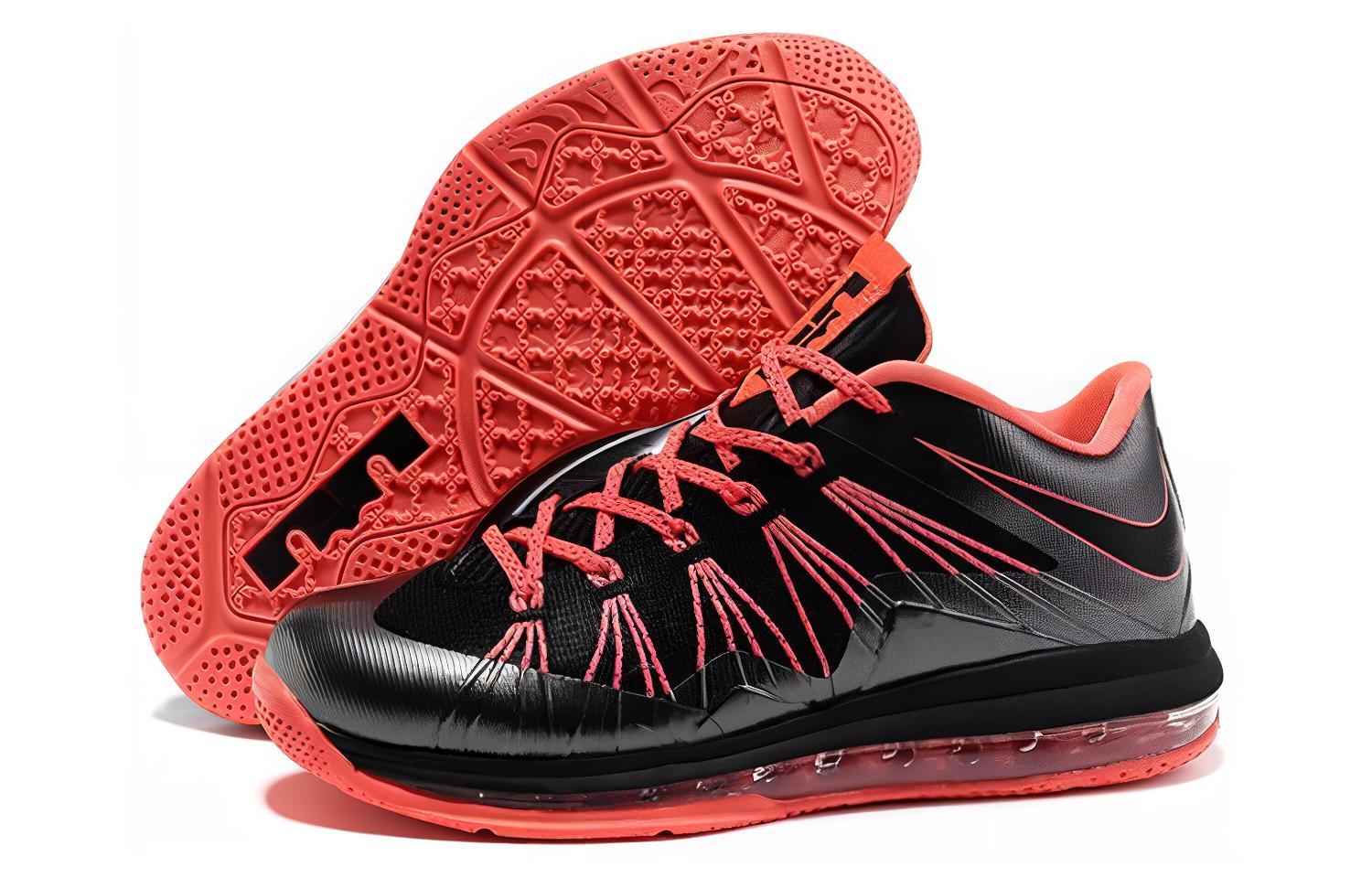 Purchase "Nike LeBron X Low Negro Rojo Total" 579765-001/579675-001
