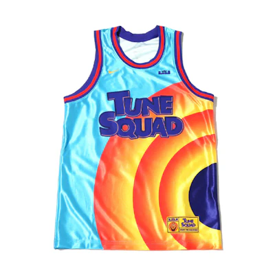 LeBron Space Jam Tune Squad Jersey 'Light Blue Fury'
