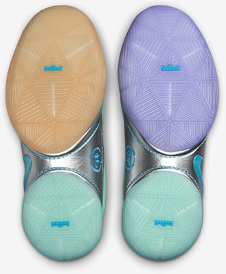(JR) Nike LeBron XXII ‘Currency’ 'Putih Hijau Glow' HV6873-100 2