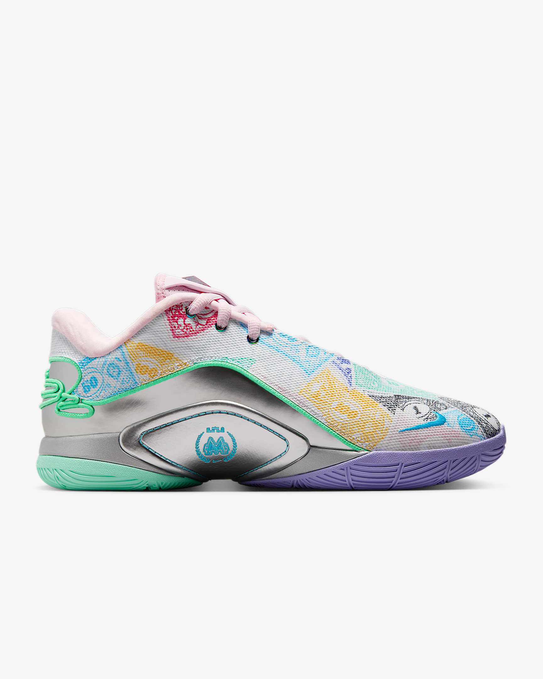 Shop Nike LeBron XXII ‘當下’ EP「白色綠光」 FZ1098-100
