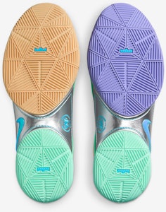 Nike LeBron XXII ‘Currenty’ EP 'Putih Hijau Bersinar' FZ1098-100 2