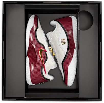 Nike LeBron XXIII 'Grand Opening' EP White/University Red/Black/Metallic Gold IB9563-100 6