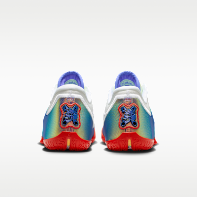 Details for Nike LeBron XXIII 'Motor King' EP White/Light Crimson/Volt Tint/Multicolor IB9563-102