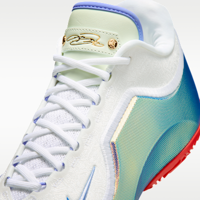 Sizing Nike LeBron XXIII 'Motor King' EP White/Light Crimson/Volt Tint/Multicolor IB9563-102