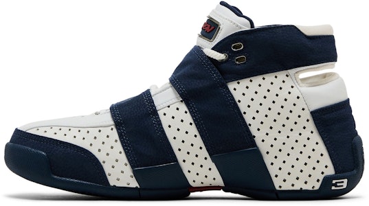 Nike LeBron Zoom 20-5-5 'Putih Midnight Navy' 311145-161 Lookbook Nike LeBron Zoom 20-5-5 'Putih Midnight Navy' 311145-161