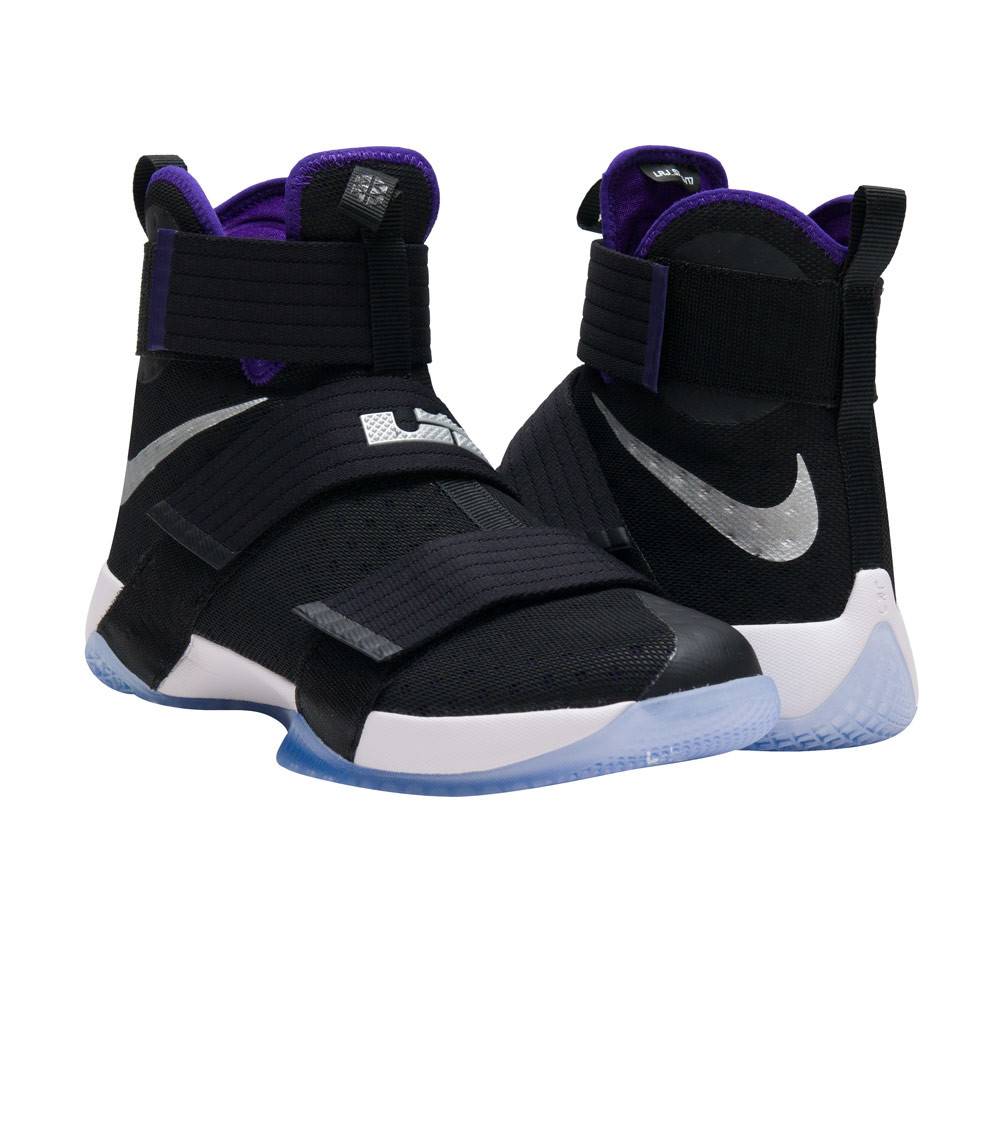 Lebron soldier 10 black and purple online