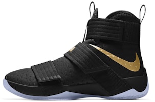 Nike LeBron Zoom Soldier 10 Black Gold (Nike iD) 885682-991/885682-993 Nike LeBron Zoom Soldier 10 Black Gold (Nike iD) 885682-991/885682-993