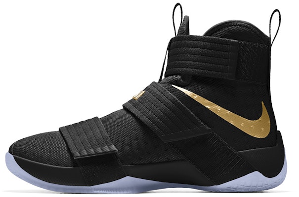 Nike LeBron Zoom Soldier 10 Black Gold (Nike iD) 885682-991/885682-993 Buy Nike LeBron Zoom Soldier 10 Black Gold (Nike iD) 885682-991/885682-993
