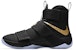 Nike LeBron Zoom Soldier 10 Hitam Emas (Nike iD) 885682-991/885682-993