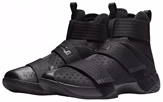 耐克勒布朗 Zoom Soldier 10 黑色太空 844374-001 Lookbook 耐克勒布朗 Zoom Soldier 10 黑色太空 844374-001