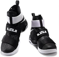 Shop Nike LeBron Zoom Soldier 10 Team Bank Black 844380-001
