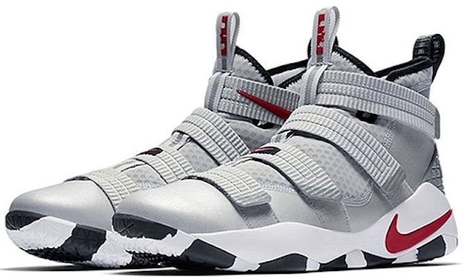 Nike LeBron Zoom Soldier 11 Silver Bullet 897646-007 Lookbook Nike LeBron Zoom Soldier 11 Silver Bullet 897646-007