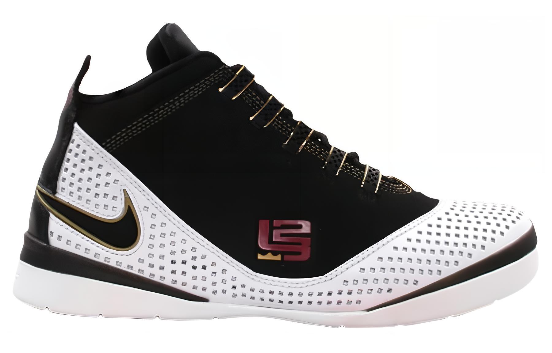 Lookbook Nike Zoom Soldier 2 季后賽 低筒 復古籃球鞋 男款 白黑