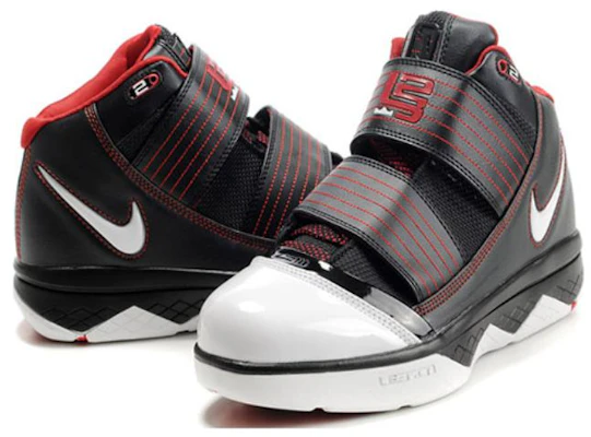 Nike LeBron Zoom Soldier 3 'Bred' 354815-011 Lookbook Nike LeBron Zoom Soldier 3 'Bred' 354815-011