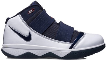 Nike LeBron Zoom Soldier 3 'White Midnight Navy' 354815-141 Nike LeBron Zoom Soldier 3 'White Midnight Navy' 354815-141