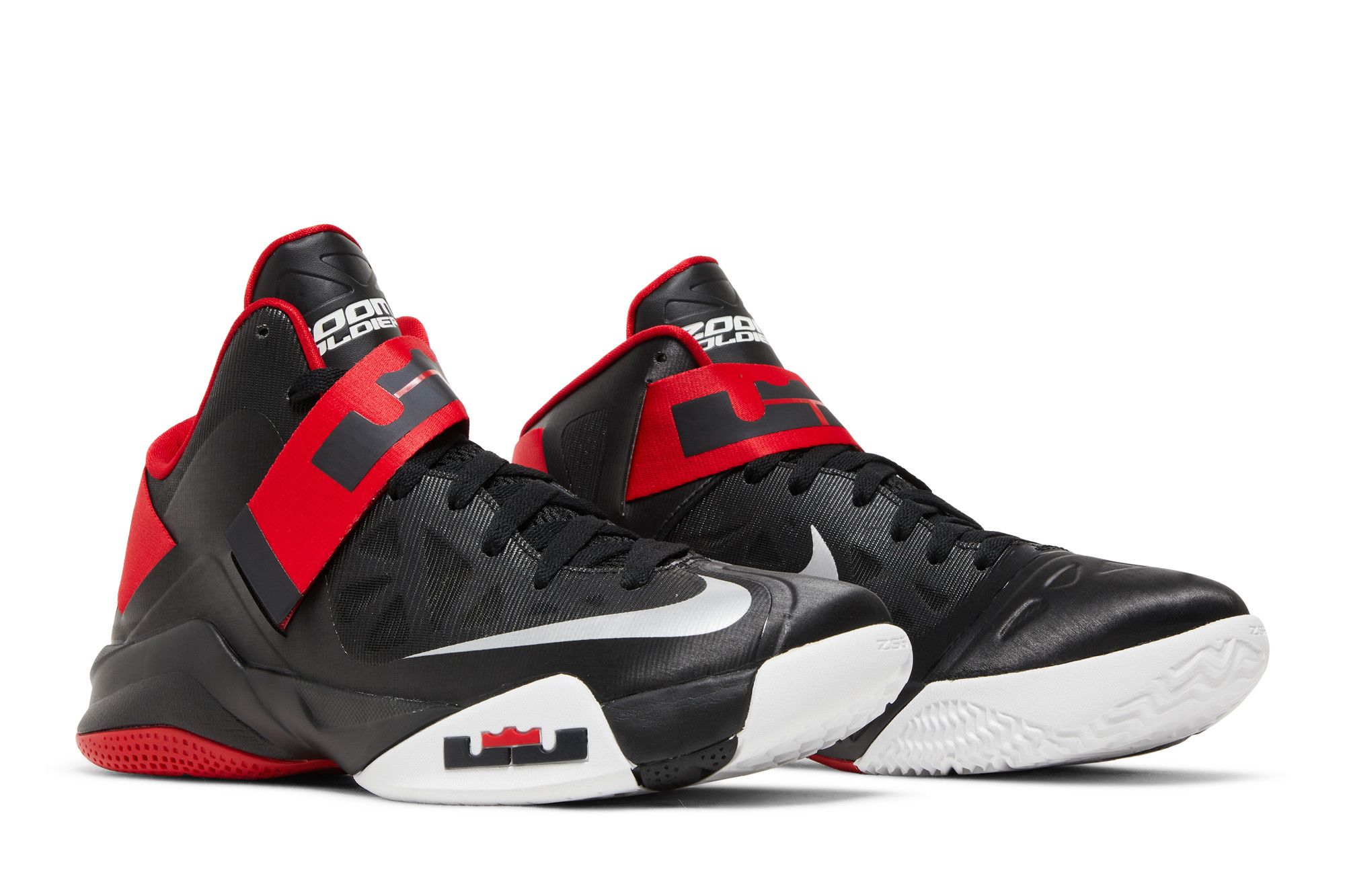 Cheap Nike LeBron Zoom Soldier 6 ''Bred'' Sneaker 525015-001