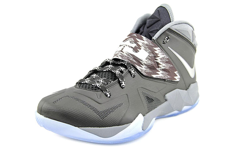 Order 耐吉ZOOM SOLDIER 7 詹姆斯 中幫實戰籃球鞋 男款 深灰