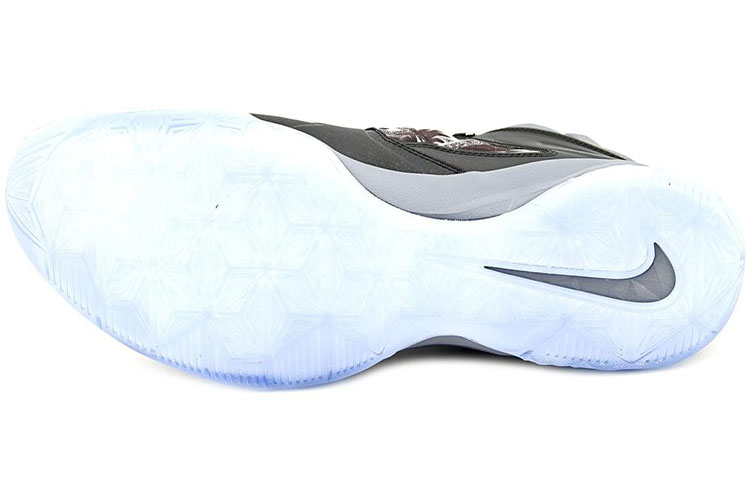 Shop 耐吉ZOOM SOLDIER 7 詹姆斯 中幫實戰籃球鞋 男款 深灰