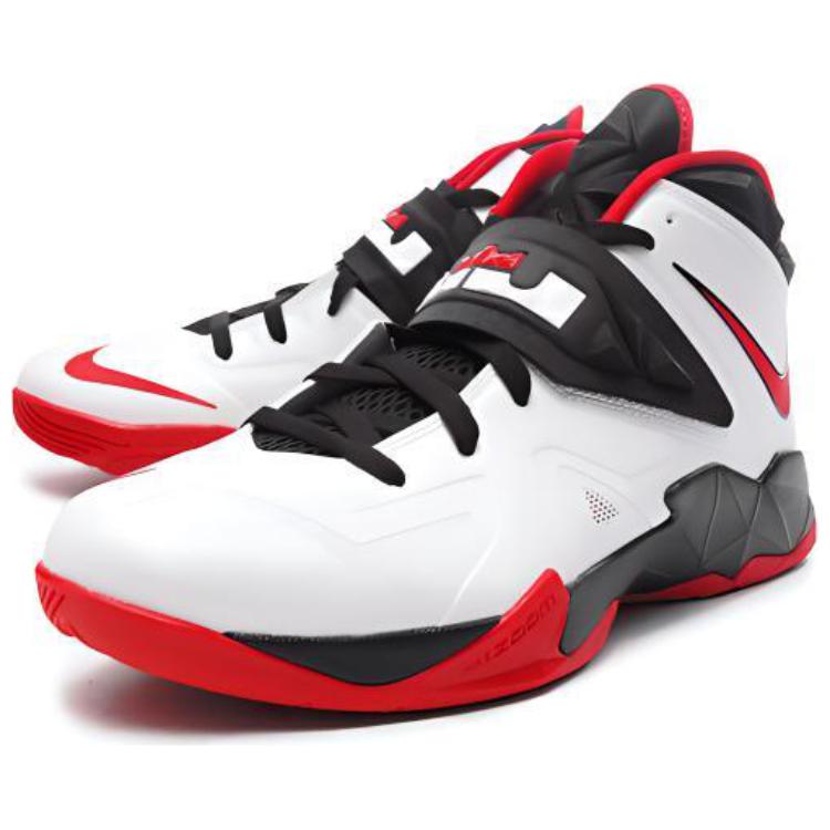 Lookbook 耐克詹姆斯战士7代篮球鞋 '白红黑' 599264-100