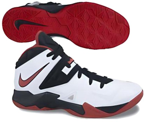 Nike LeBron Zoom Soldier 7 ''Wit Rood Zwart'' 599264-100 Shop Nike LeBron Zoom Soldier 7 ''Wit Rood Zwart'' 599264-100