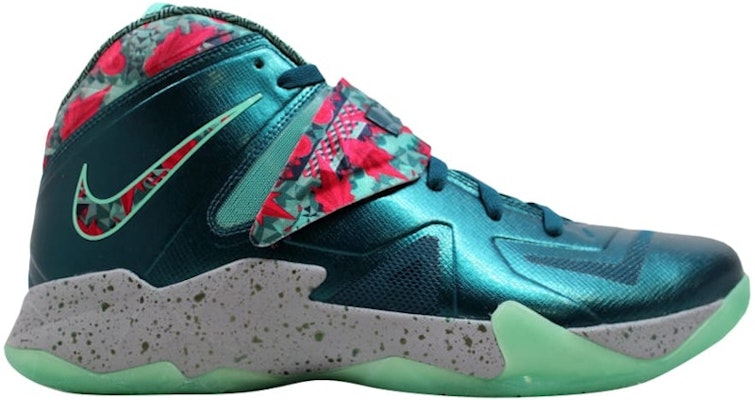 Nike Lebron Zoom Soldier VII 7 Power Couple South Beach Pria Wanita 599264-300 Buy Nike Lebron Zoom Soldier VII 7 Power Couple South Beach Pria Wanita 599264-300