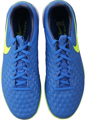 Nike Tiempo Legend 8 Pro TF Turf Artificial 'Blue Dark Yellow' AT6136-474 Shop Nike Tiempo Legend 8 Pro TF Turf Artificial 'Blue Dark Yellow' AT6136-474