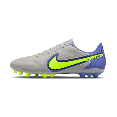 Nike Legend 9 Academy AG Soccer Shoes Grey/Blue