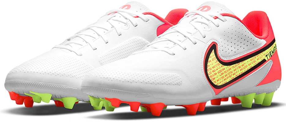Nike Legend 9 Academy AG Artificial Grass 'White Dark Red Yellow' DB0627-176 Lookbook Nike Legend 9 Academy AG Artificial Grass 'White Dark Red Yellow' DB0627-176