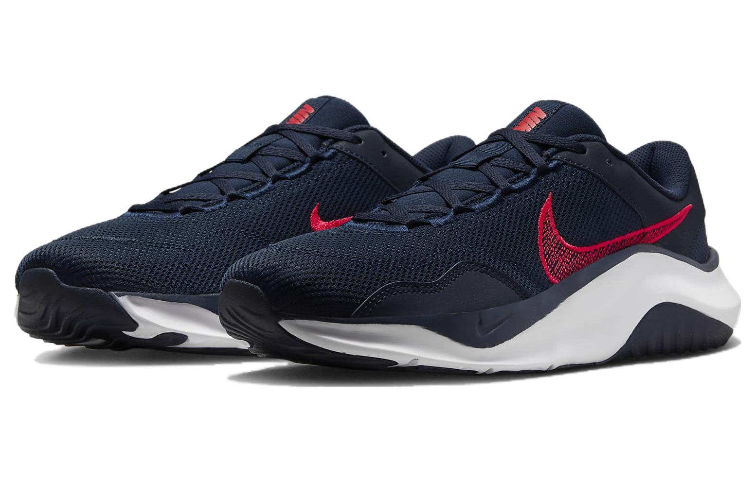 Lookbook 나이키 레전드 에센셜 3 넥스트 네이처 "옵시디언 브라이트 크림슨" DM1120-401